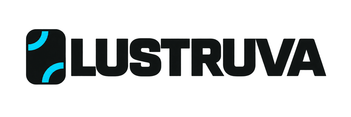 LUSTRUVA — logo transparent