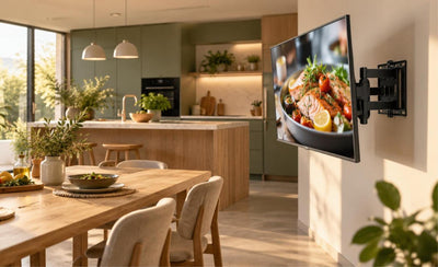 Support TV mural orientable et inclinable à double bras [TV 32''-65'']